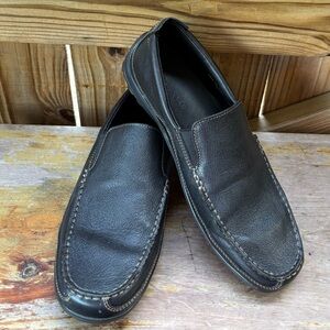 Cole Haan C03557 Tucker Venetian Black Leather Loafer Driving Shoes Size 11M